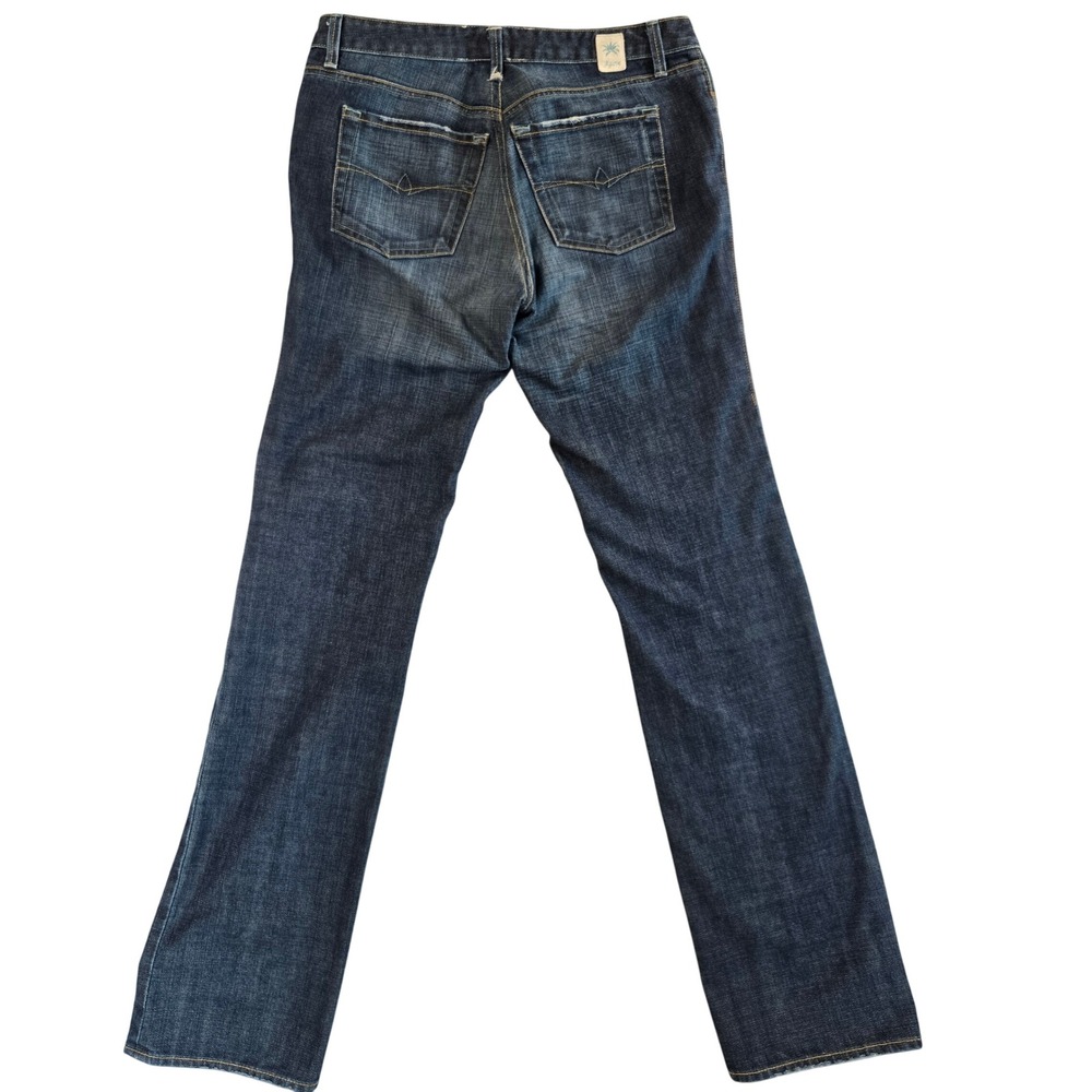 Agave La Mariposa Blue Moon Wash Classic Straight Leg Womens 31 Denim Jeans - Picture 5 of 9